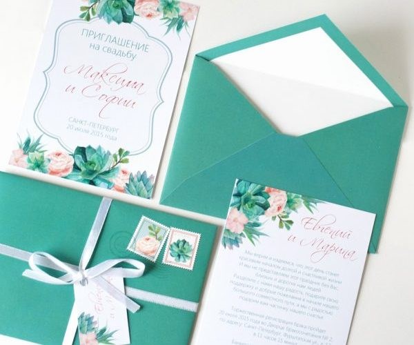 Красивые пригласительные на свадьбу 2026: фото, идеи, тренды
