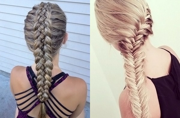 Изысканные прически с косами 2026 года: косы на разную длину волос — фото