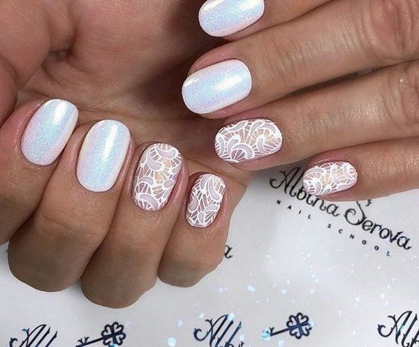 Красивый свадебный маникюр 2026 года: фото, идеи свадебного маникюра невесты