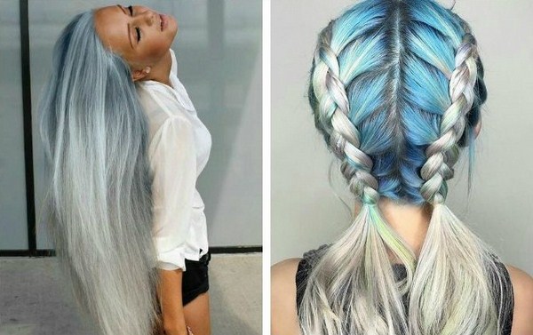 Изысканные прически с косами 2026 года: косы на разную длину волос — фото