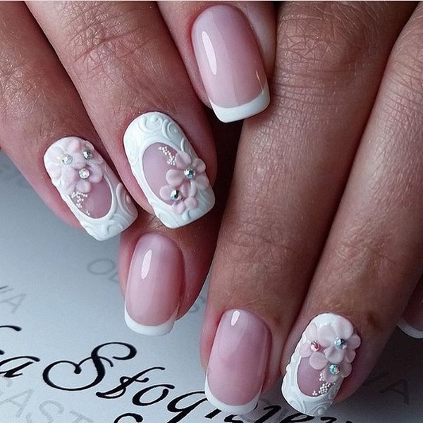 Красивый свадебный маникюр 2026 года: фото, идеи свадебного маникюра невесты