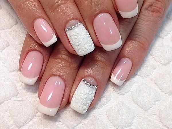 Красивый свадебный маникюр 2026 года: фото, идеи свадебного маникюра невесты