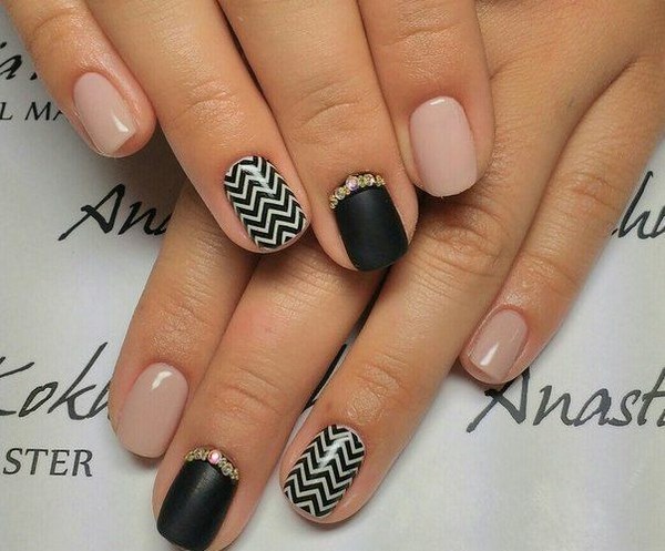 Модный черный маникюр 2026: фото, дизайн и идеи черного маникюра