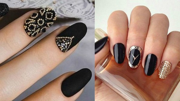 Модный черный маникюр 2026: фото, дизайн и идеи черного маникюра