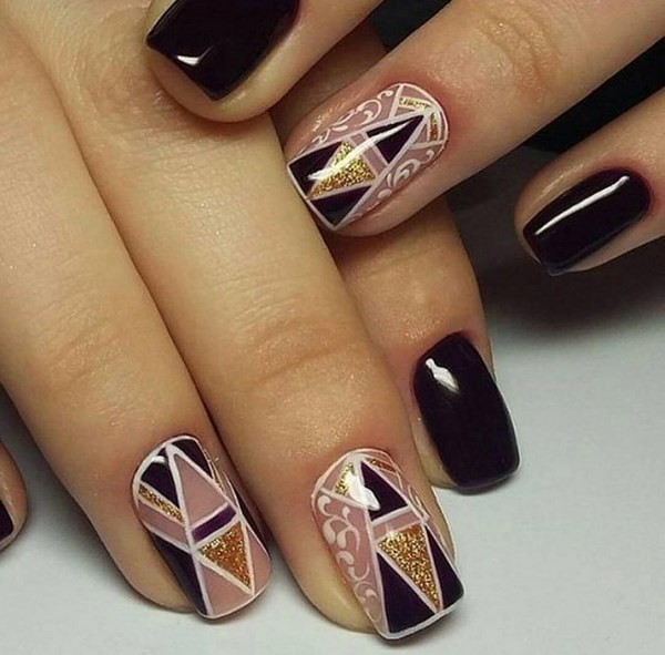 Модный черный маникюр 2026: фото, дизайн и идеи черного маникюра