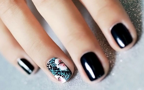 Модный черный маникюр 2026: фото, дизайн и идеи черного маникюра