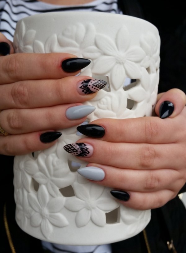 Модный черный маникюр 2026: фото, дизайн и идеи черного маникюра