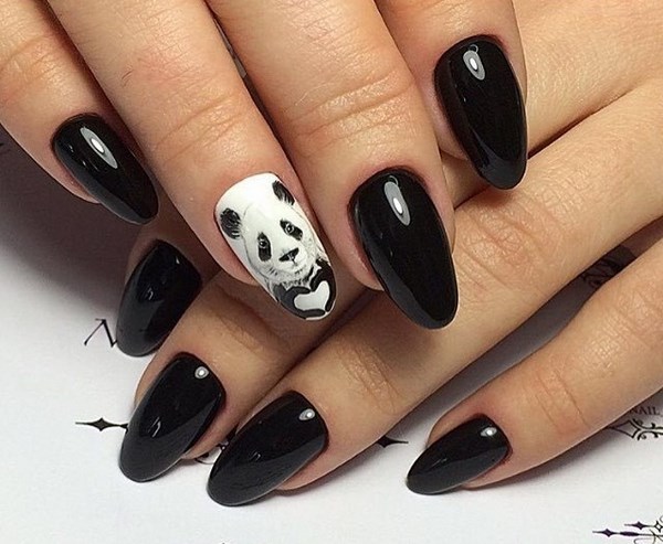 Модный черный маникюр 2026: фото, дизайн и идеи черного маникюра