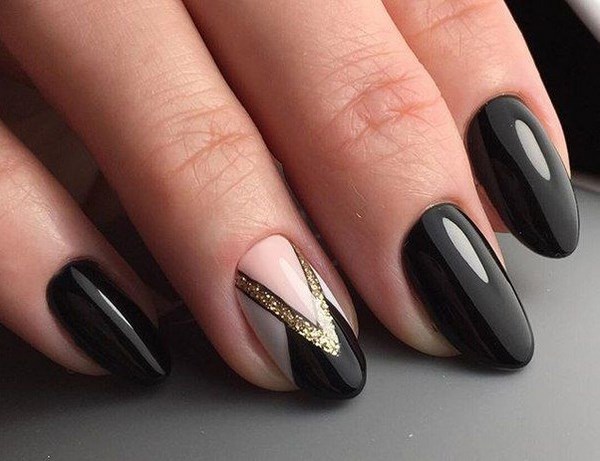 Модный черный маникюр 2026: фото, дизайн и идеи черного маникюра