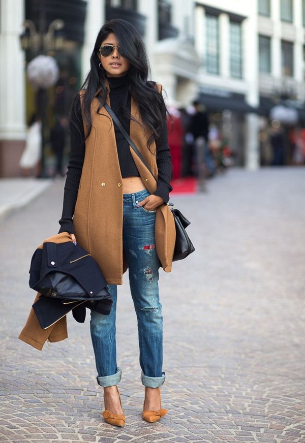 Модные укороченные джинсы 2026: фото, тенденции, тренды