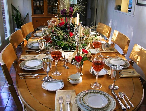 Красивая сервировка праздничного стола: фото, идеи праздничной сервировки стола