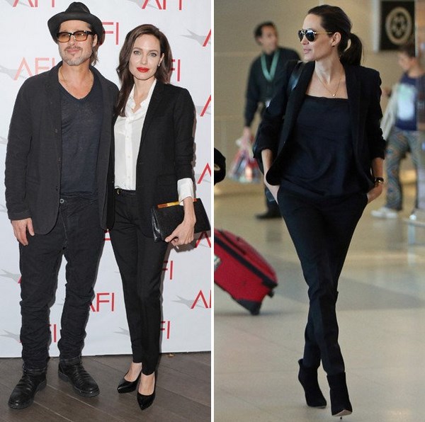 Безупречный стиль Анджелины Джоли: фото образы в вечерних платьях и повседневный стиль знаменитости