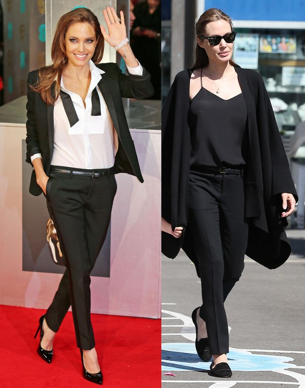 Безупречный стиль Анджелины Джоли: фото образы в вечерних платьях и повседневный стиль знаменитости