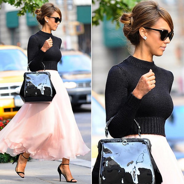 Современная золушка Джессика Альба: красивые образы и стиль одежды актрисы — фото