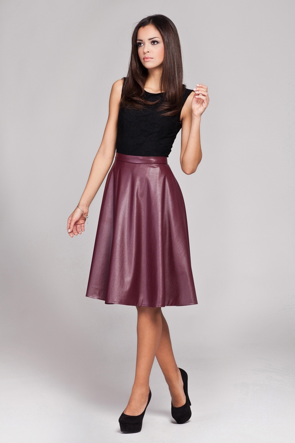 Стильные кожаные юбки 2026 года: фото, модные луки