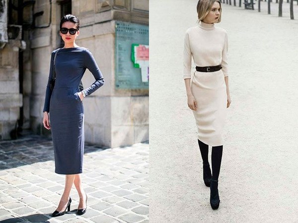Красивые и элегантные платья футляр 2026 года: лучшие образы