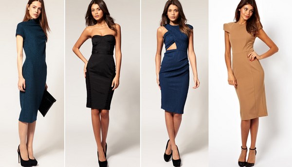 Красивые и элегантные платья футляр 2026 года: лучшие образы