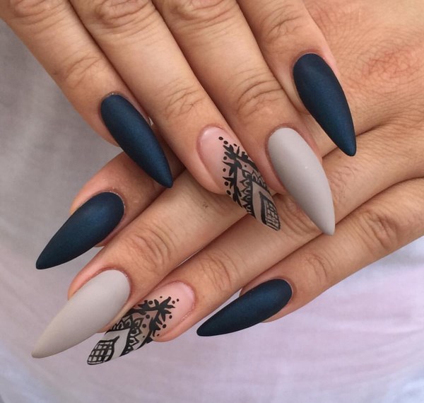 Красивый маникюр на острые ногти 2026: фото, идеи, новинки