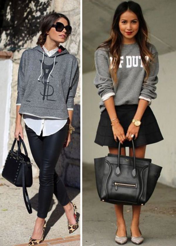 Стильные и модные толстовки 2026 года для женщин: модели, новинки, тренды — фото