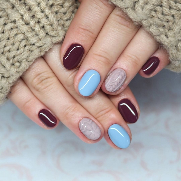 Модный вязаный маникюр 2026 года: фото, новинки, идеи вязаного маникюра