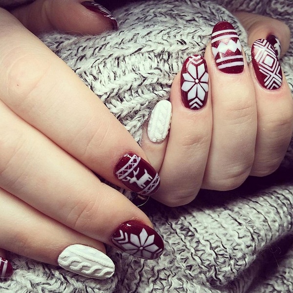 Модный вязаный маникюр 2026 года: фото, новинки, идеи вязаного маникюра