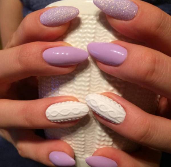 Модный вязаный маникюр 2026 года: фото, новинки, идеи вязаного маникюра