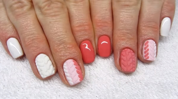 Модный вязаный маникюр 2026 года: фото, новинки, идеи вязаного маникюра