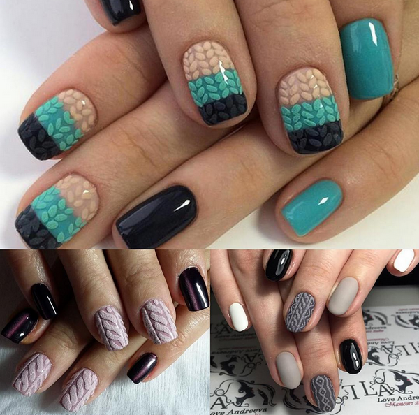 Модный вязаный маникюр 2026 года: фото, новинки, идеи вязаного маникюра