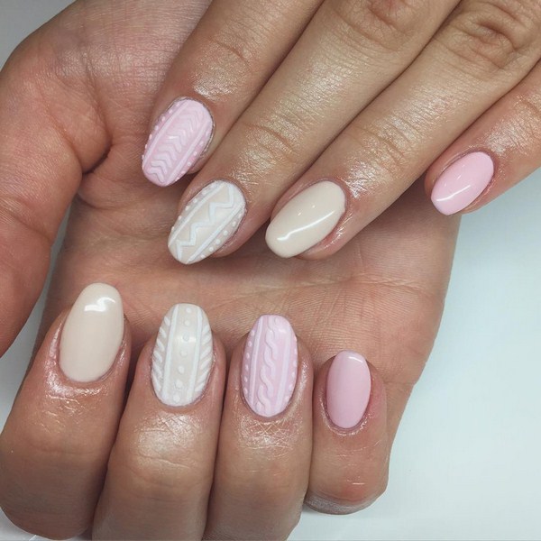 Модный вязаный маникюр 2026 года: фото, новинки, идеи вязаного маникюра