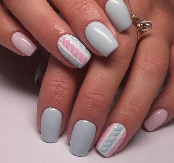 Модный вязаный маникюр 2026 года: фото, новинки, идеи вязаного маникюра