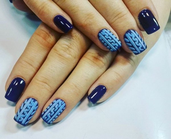 Модный вязаный маникюр 2026 года: фото, новинки, идеи вязаного маникюра