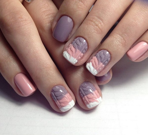 Модный вязаный маникюр 2026 года: фото, новинки, идеи вязаного маникюра