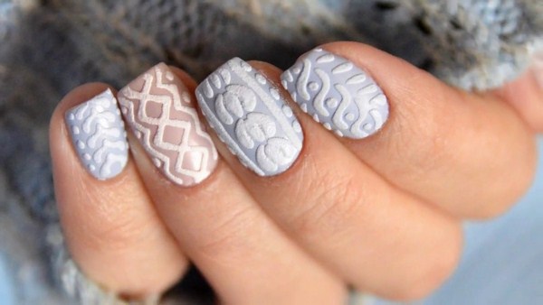 Модный вязаный маникюр 2026 года: фото, новинки, идеи вязаного маникюра