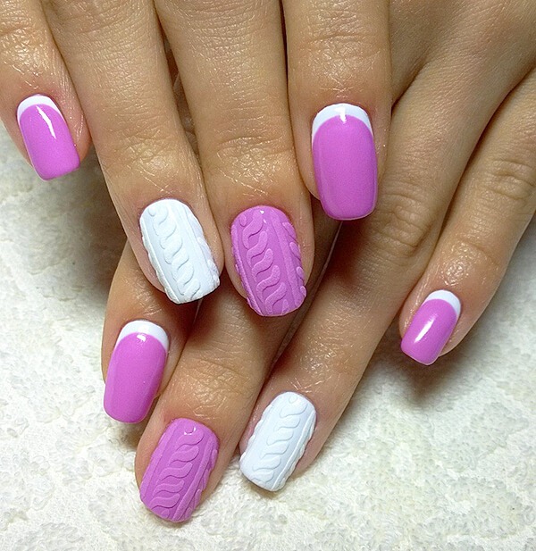 Модный вязаный маникюр 2026 года: фото, новинки, идеи вязаного маникюра