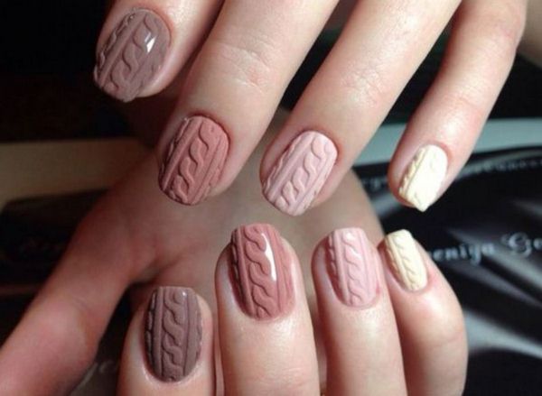 Модный вязаный маникюр 2026 года: фото, новинки, идеи вязаного маникюра