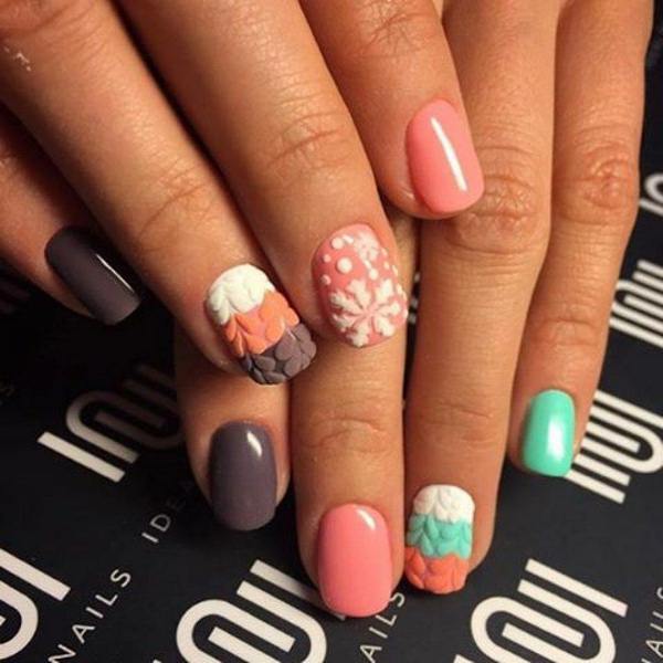 Модный вязаный маникюр 2026 года: фото, новинки, идеи вязаного маникюра