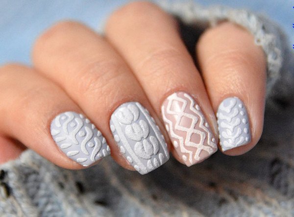 Модный вязаный маникюр 2026 года: фото, новинки, идеи вязаного маникюра