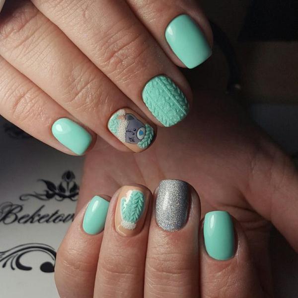 Модный вязаный маникюр 2026 года: фото, новинки, идеи вязаного маникюра