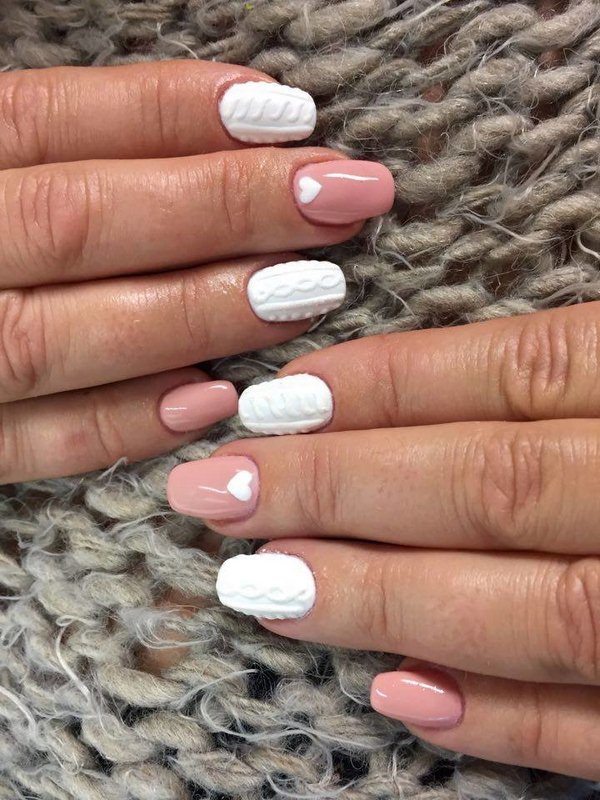 Модный вязаный маникюр 2026 года: фото, новинки, идеи вязаного маникюра