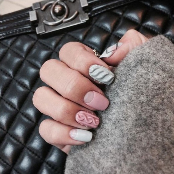 Модный вязаный маникюр 2026 года: фото, новинки, идеи вязаного маникюра