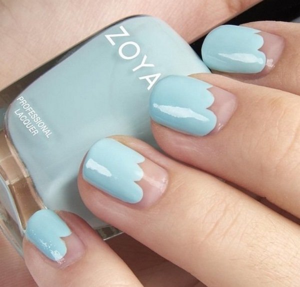 Удивительный «голый» маникюр в стиле «negative space» 2026: лучшие идеи, новинки, фото