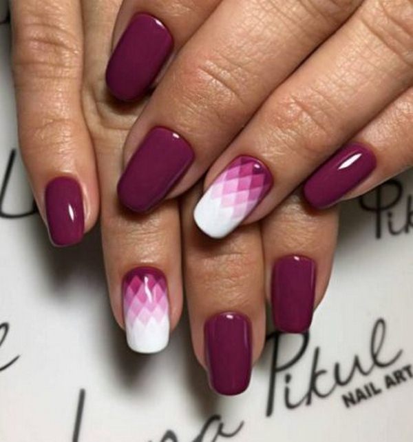 Стильный геометрический маникюр 2026 года: модный дизайн ногтей геометрия — фото