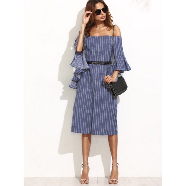 Модный летний тренд 2026: эффектные платья в полоску