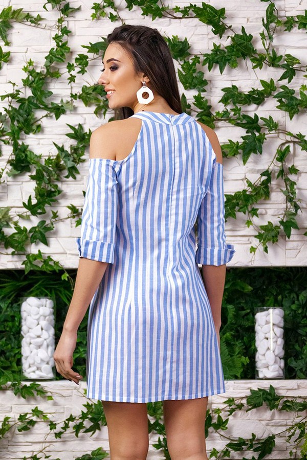 Модный летний тренд 2026: эффектные платья в полоску