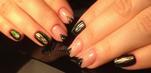 Прелестный дизайн ногтей «битое стекло» 2026 года: фото-новинки