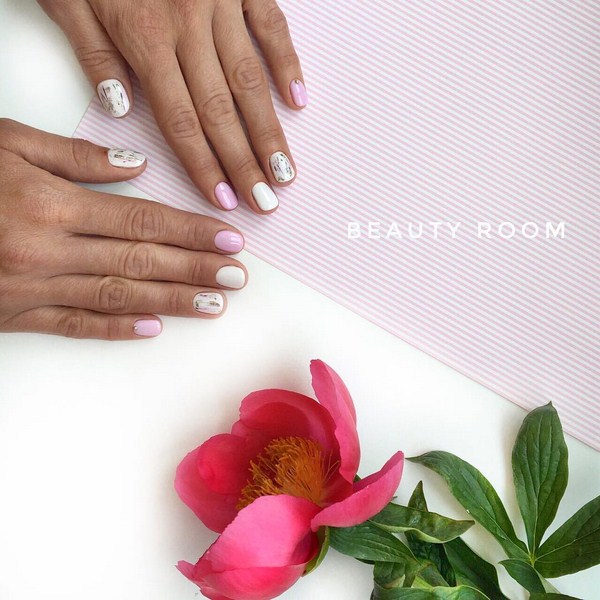 Прелестный дизайн ногтей «битое стекло» 2026 года: фото-новинки