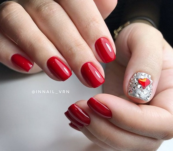Тренды маникюра на 14 февраля: оригинальный дизайн ногтей 2026 с сердечками