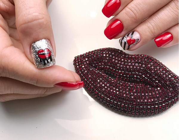 Тренды маникюра на 14 февраля: оригинальный дизайн ногтей 2026 с сердечками