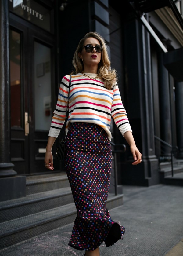 Главный принт сезона 2026 года – polka dots! Лучшие образы и последние тренды на фото