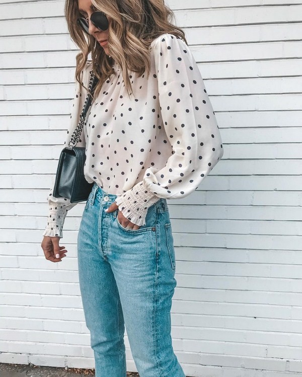 Главный принт сезона 2026 года – polka dots! Лучшие образы и последние тренды на фото